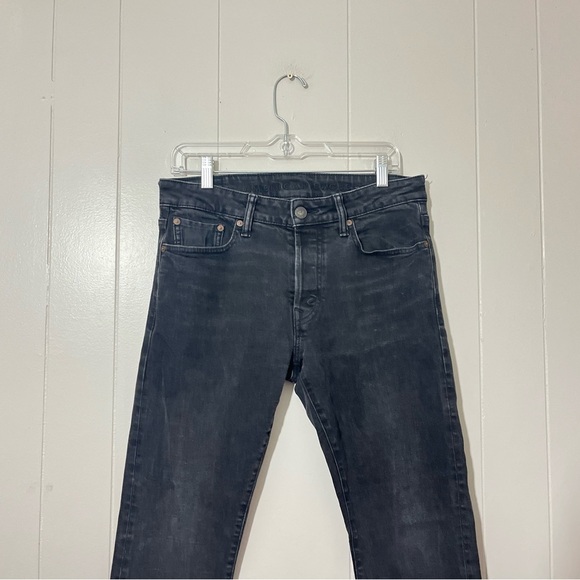 American Eagle Mens Jeans  Flex Slim Black Size 30x30 - Picture 3 of 10